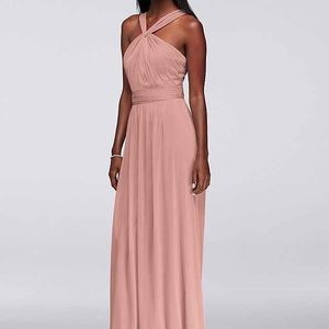 Ballet Pink bridesmaid dress.